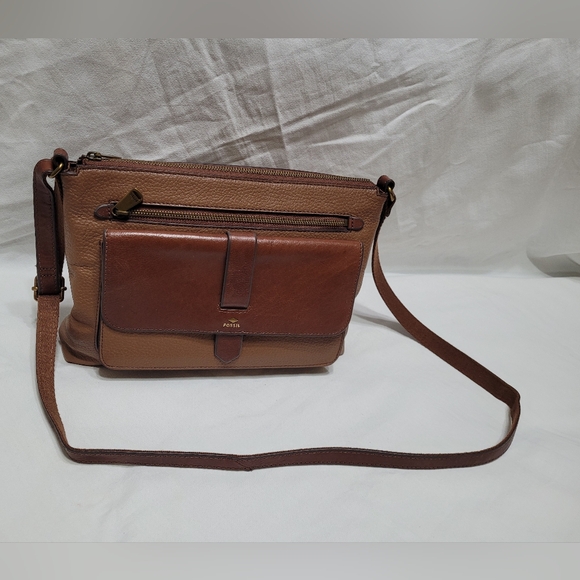 Fossil Crossbody leather bag - Picture 3 of 16